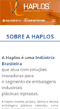 Mobile Screenshot of haplos.com.br