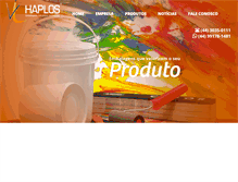 Tablet Screenshot of haplos.com.br